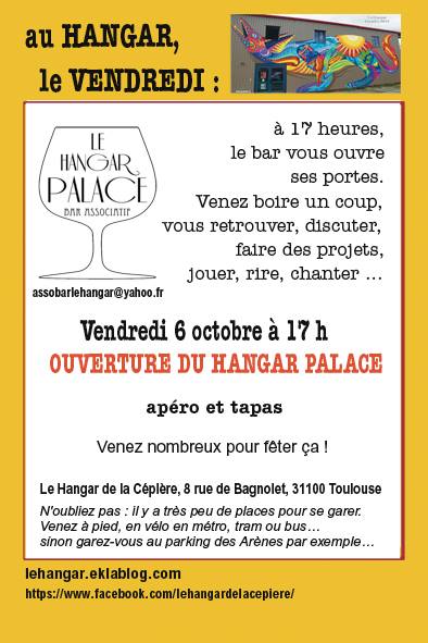 affiche hangar palace